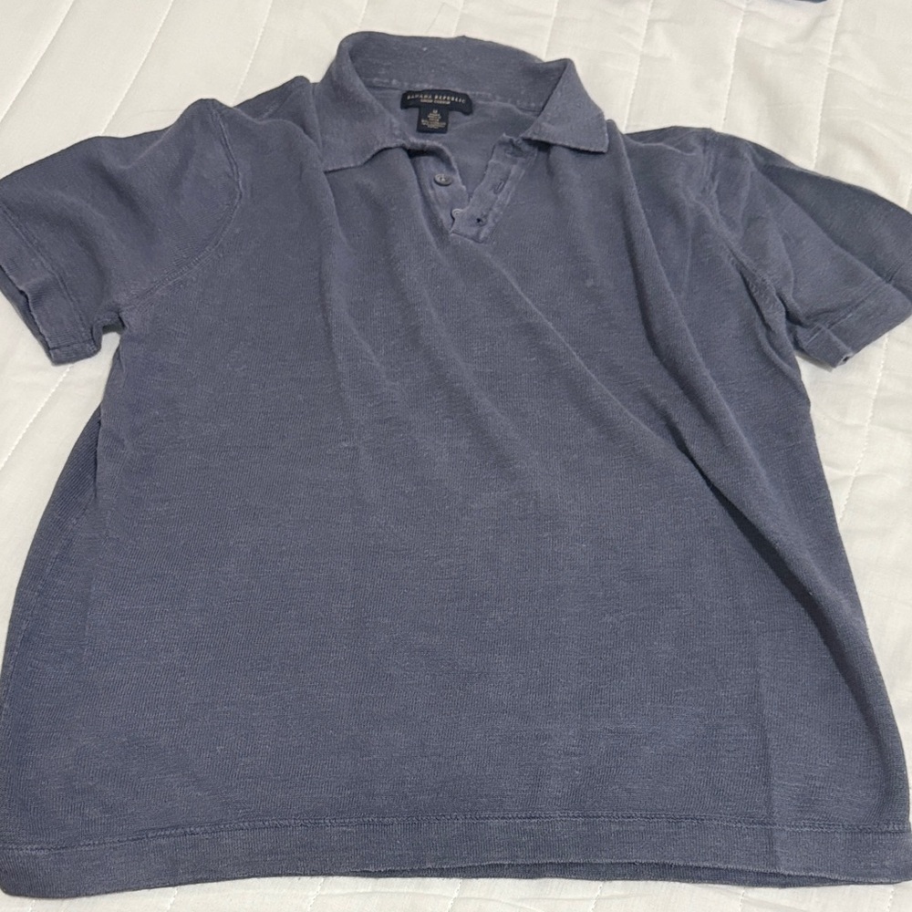 Banana Republic Linen Cotton Polo Top - Picture 16 of 16
